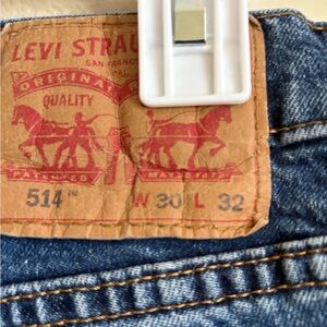 Levi's 514 Slim Straight Jeans in Deep Blue